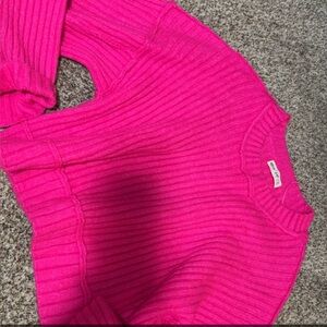 Vibrant Pink Kids Sweater